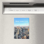 New York City Skyline View Magnet  マグネット (インサイチュ (食洗機))