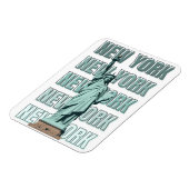 New York city statue of liberty マグネット (左側)
