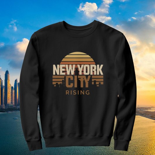 New York City &   the Rising  Sun スウェットシャツ