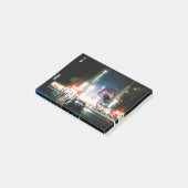 NEW YORK CITY TIMES SQUARE 1950年代のネオンナイトフォト ポストイット (アングル)