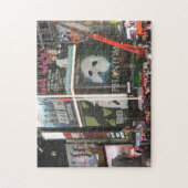 New York City Times Square City Lights ジグソーパズル (縦)