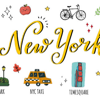 New York City USA Mug ツートーンマグカップ