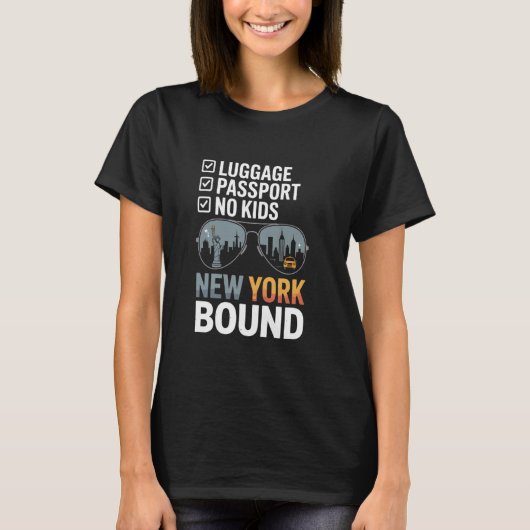 New York City Vacation Trip USA Souvenirs Tシャツ (正面)