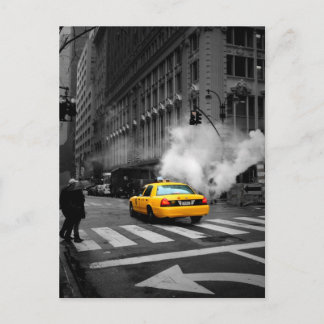 New York City Yellow Cab ポストカード