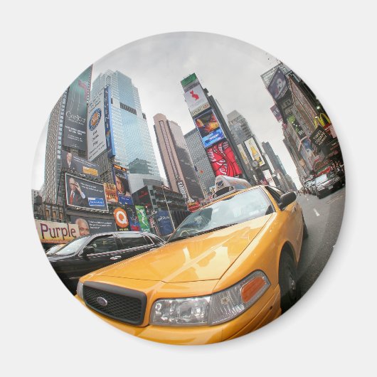 New York City Yellow Cab マグネット (正面)