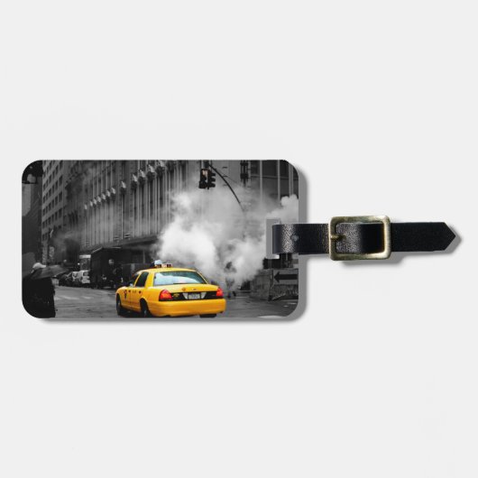 New York City Yellow Cab ラゲッジタグ (正面横)