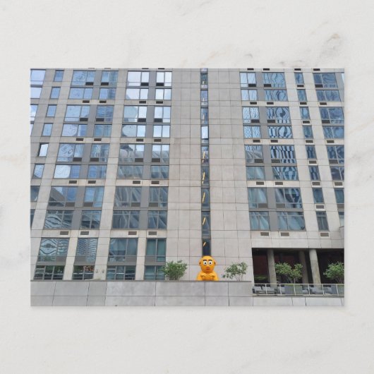 New York City - Yellow man from the High Line Park ポストカード (正面)