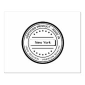 NEW YORK Country text Creativity Documents Package ラバースタンプ (インプリント)
