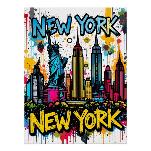 New York Dreams: Vibrant Urban Travel ポスター (正面)