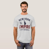 New York Empire City Football Vintage Tシャツ (正面フル)