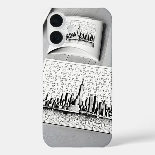 New york en noir et blanc Case-Mate iPhoneケース (裏面)