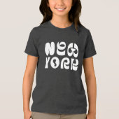 New York fancy logo design トライブレンドTシャツ (正面)