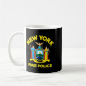New York Fire Lice Department Firefighters コーヒーマグカップ (左)