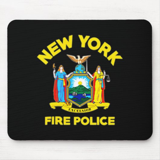 New York Fire Lice Department Firefighters  マウスパッド (正面)