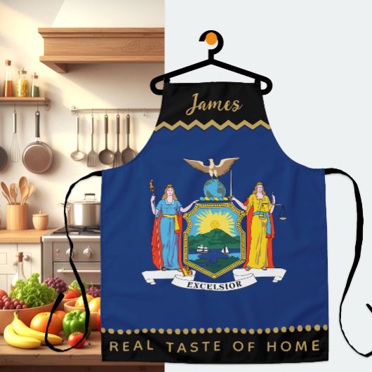 New York Flag Chefs Apron, New York Apron エプロン