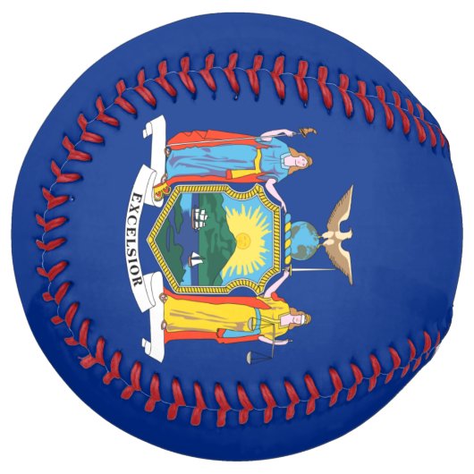 New York Flag, The Empire State, American Colonies ソフトボール (正面左)