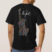 New York Glow:自由 Tシャツ (裏面)