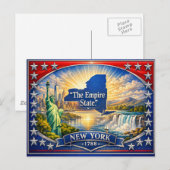 New York Greetings Postcard  ポストカード (正面/裏面)