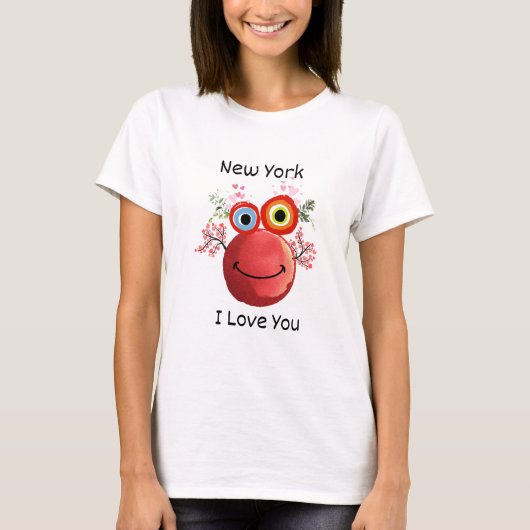 New York I LOVE YOU、I love New York Tシャツ (正面)
