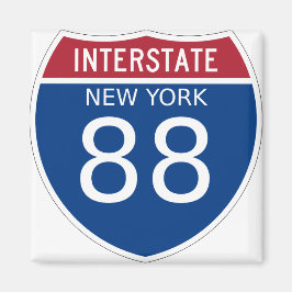 New York Interstate Sign マグネット