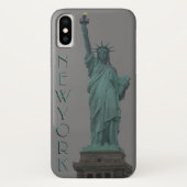 New York iPhoneケース自由のお土産の像 Case-Mate iPhoneケース (裏面)
