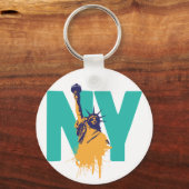New York Lady Liberty キーホルダー (正面)
