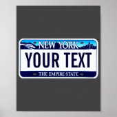 New York License Plate _1  ポスター (正面)