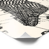 New York Map Poster – Minimal Street Art フォトプリント (角)