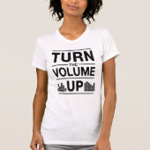 New York Mayor Mamdani Turn The Volume Up Tシャツ (正面)