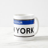 New York Mercosur コーヒーマグカップ (正面右)