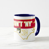 NEW YORK My NORTH CAROLINA マグカップ (正面右)