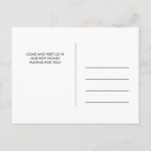 NEW YORK New Address New Homeを移動 ポストカード (裏面)