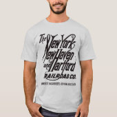 New York, New Haven and Hartford Railroad_BLK Tシャツ (正面)