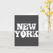 New York Nge _1  カード (黄色い花)