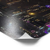 New York Nights – Illuminated Skyline Photography  フォトプリント (角)