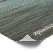 New York, NY – 水族館とファイアボート「New」 ポスター (角)