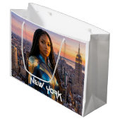 NEW YORK - NYC - ラージペーパーバッグ (正面アングル)