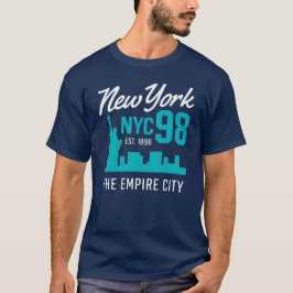 New York NYC 98 Empire City Vintage Graphic Tシャツ