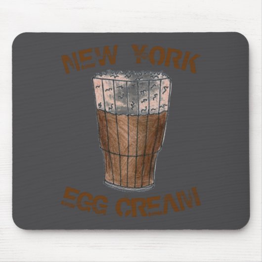 New York Nyc Clic Egg Cream Soda Fountain _1  マウスパッド (正面)