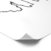 NEW YORK NYC Manhatten USAシティスカイラインシルエット ポスター (角)