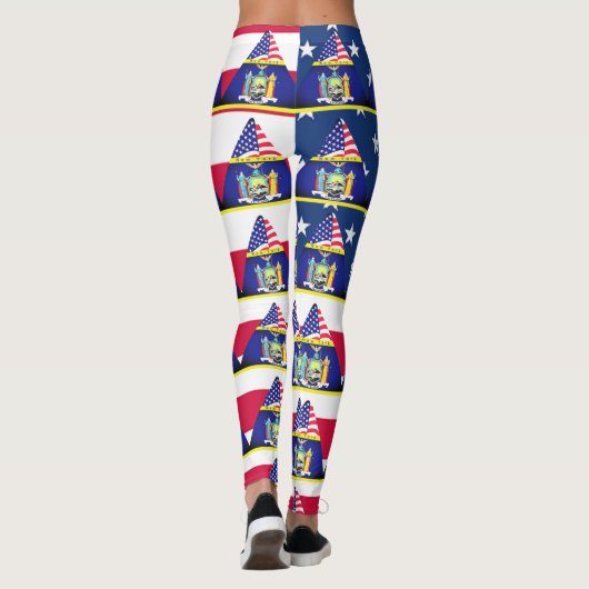 New York Patriotic Flag Fun レギンス (裏面)