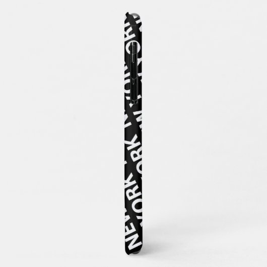New York Pattern White Case-Mate iPhone Case iPhoneケース (裏面/左)