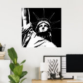 New York Poster Statue of Liberty NYC Souvenir ポスター (ホームオフィス)