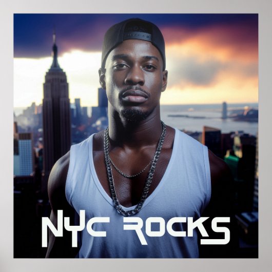 NEW YORK ROCKS - NYC ポスター (正面)