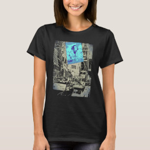 New York Samurai Djエステ日本のィストグランジリー Tシャツ