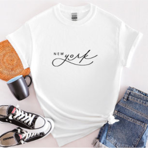 New York Script State Women’s T-Shirt Tシャツ