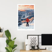 New York Ski Print 1 ポスター (ホームオフィス)