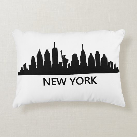 New York Skyline アクセントクッション (正面)