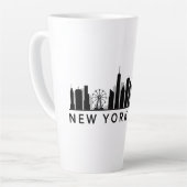 New York Skyline カフェラテマグ (左アングル)