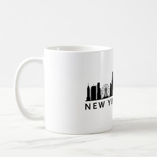 New York Skyline コーヒーマグカップ (左)